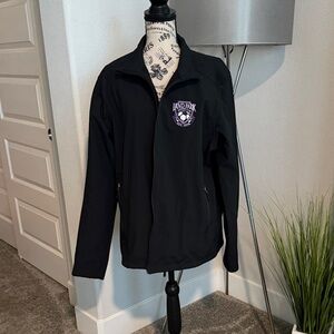 Sacramento Land Park Soccer Club Black Jacket with Purple Logo